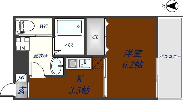 アジュール相生の物件間取画像